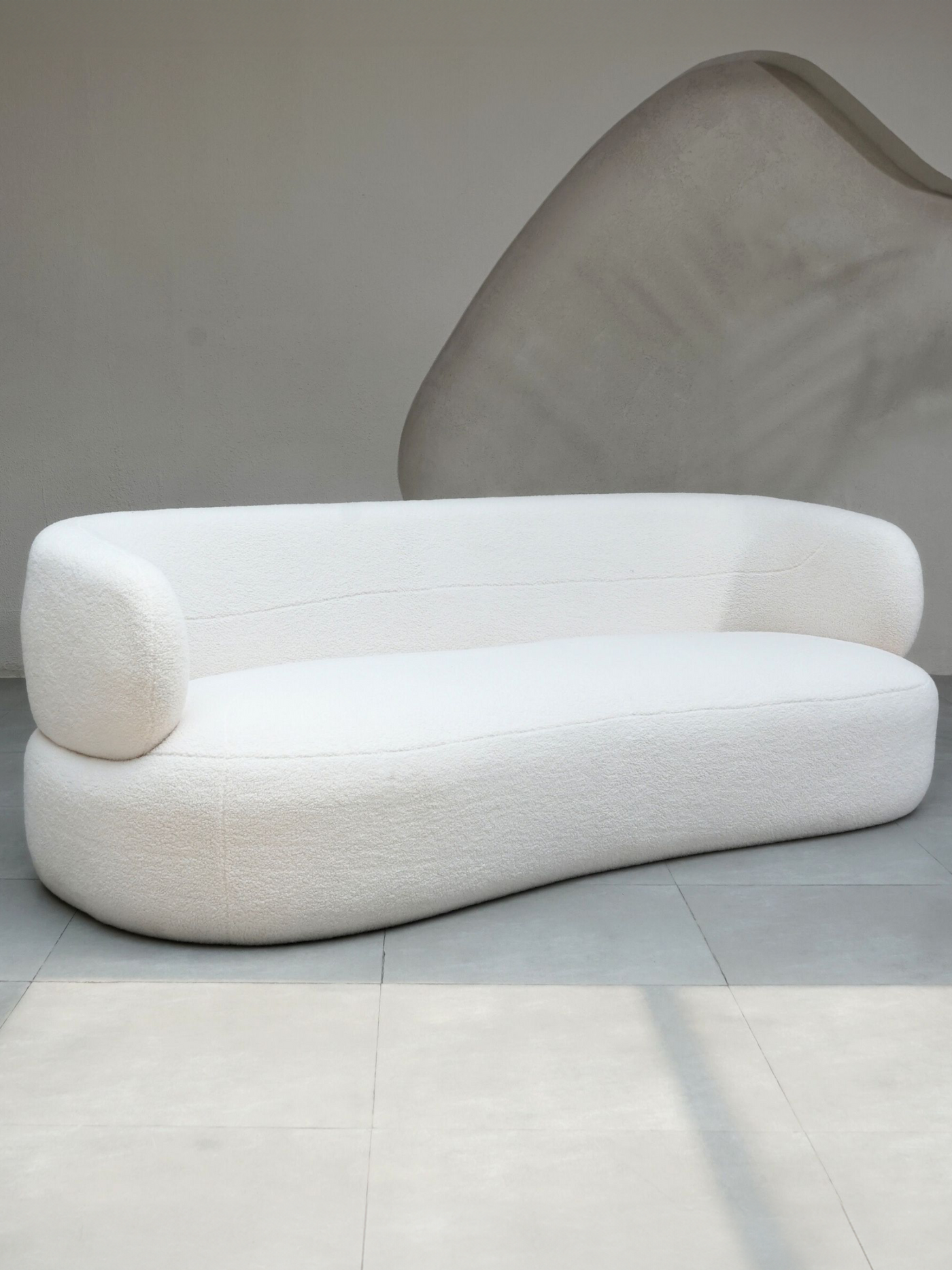 Three Seater Sofa - Faye Boucle