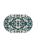 Inlay Jordan Oval Shape Coffee Table - Kingsley