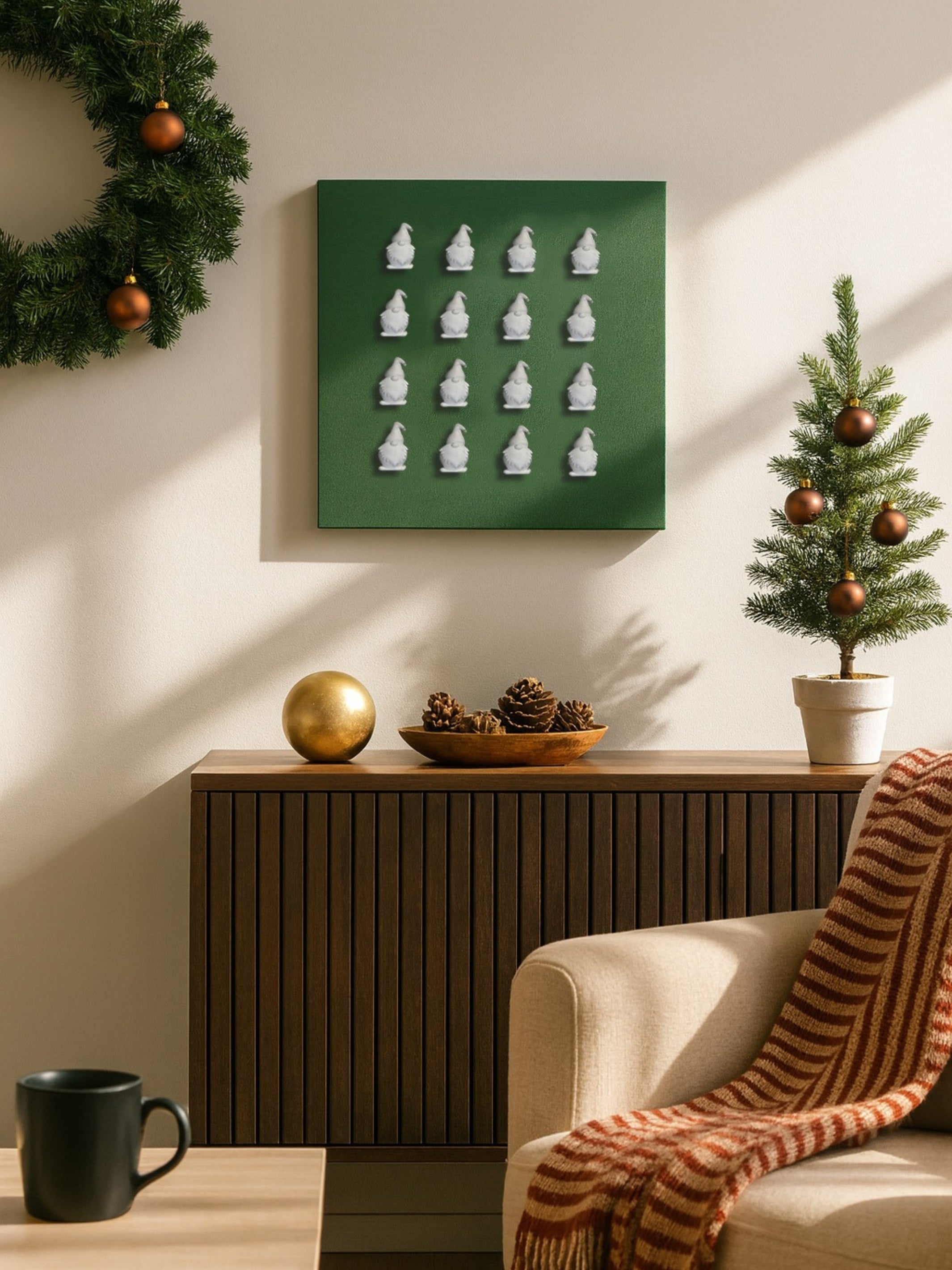 Claus Collective Modern Christmas Art