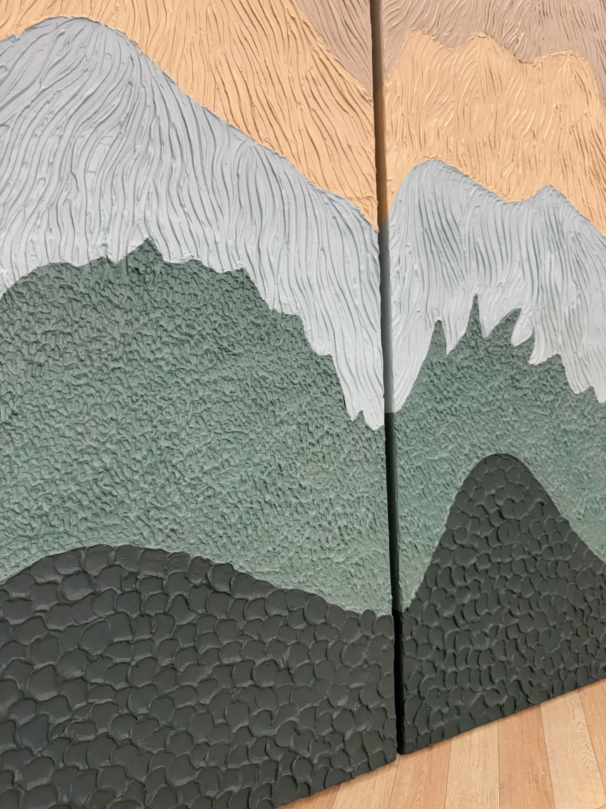 Layered Landscape IV Abstract Wall Art