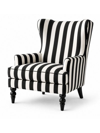 Evoria Regal Stripe Wing Chair