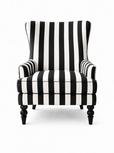 Evoria Regal Stripe Wing Chair