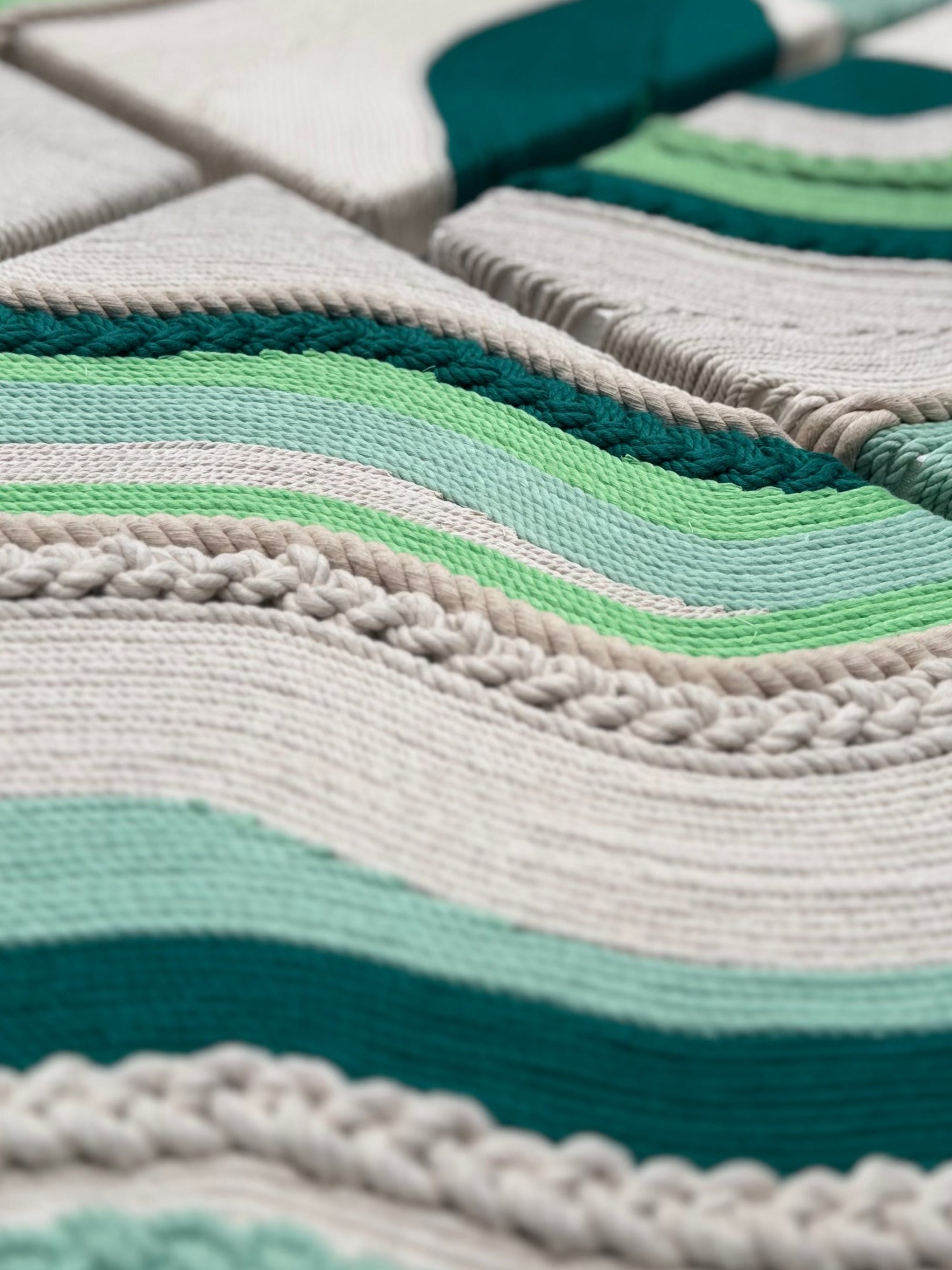 Woven Landscape Wall Art Decor (Set of 5)