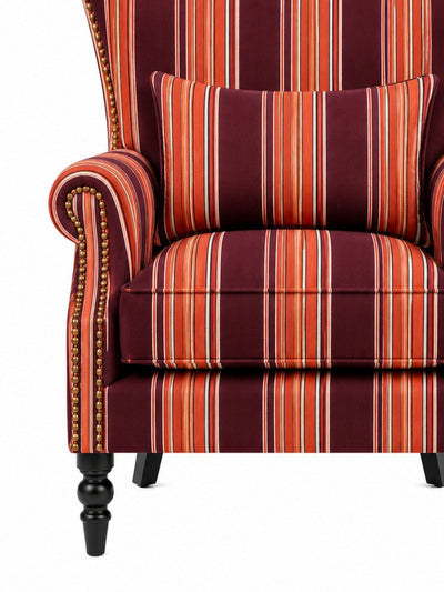Eterna Crimson Heritage Wing Chair