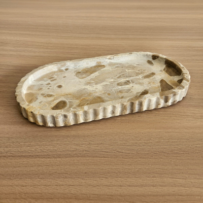 Seville scalloped tray
