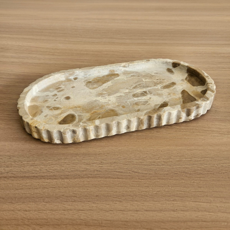 Seville scalloped tray