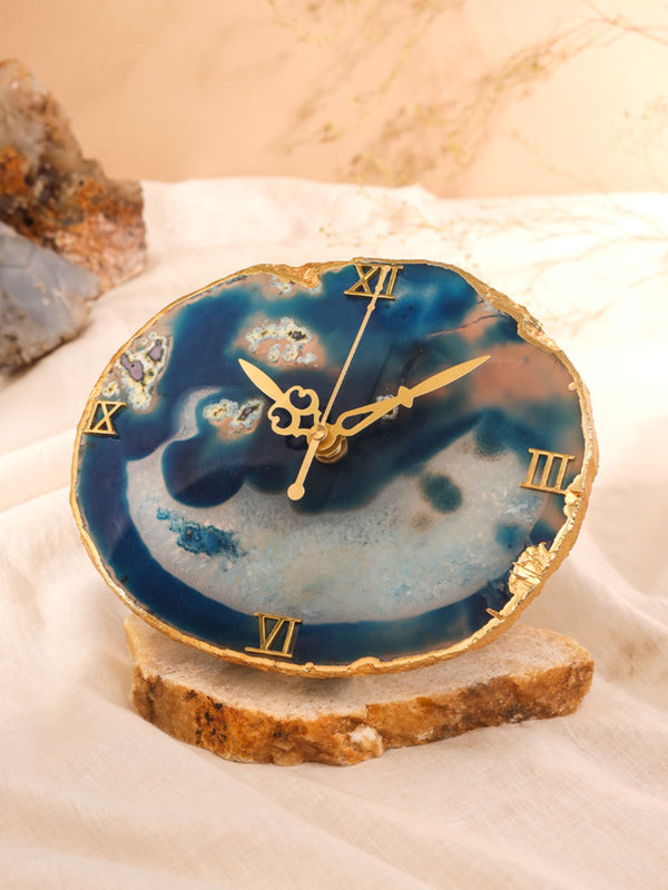 Desk Clock Blue