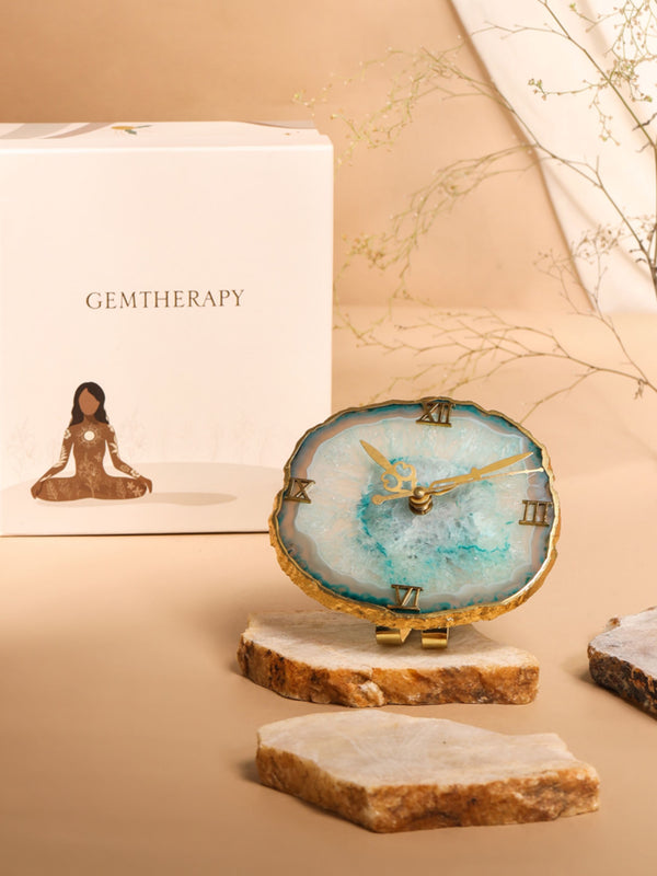 Desk Clock Green