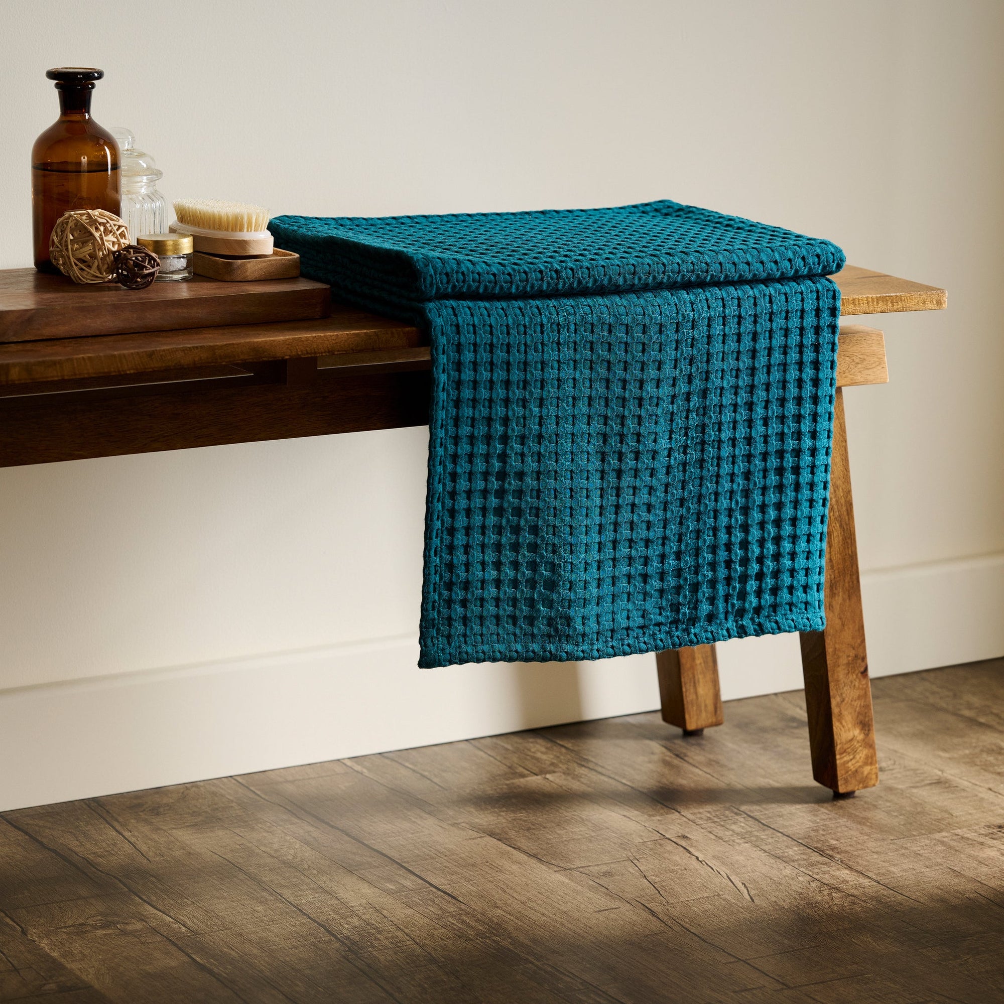 Mosaic | Cotton Bamboo | Waffle | XL Bath Towel