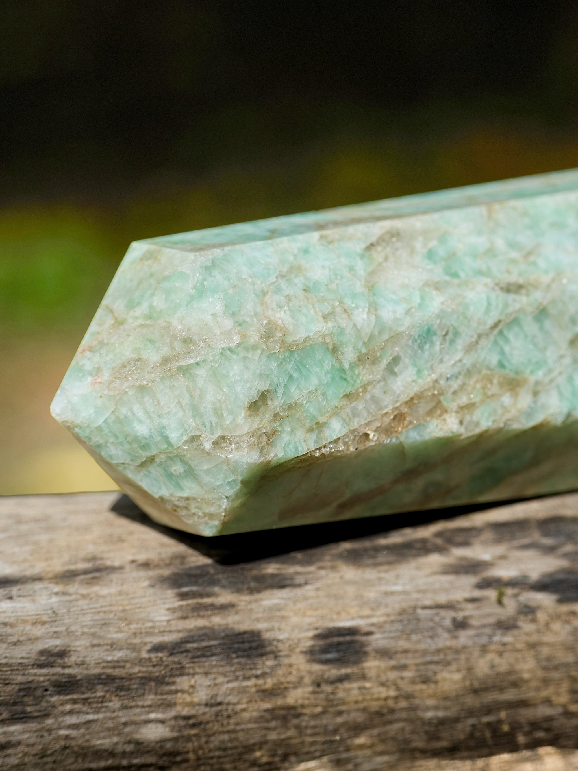 Semi-precious Gemstone - Amazonite Tower