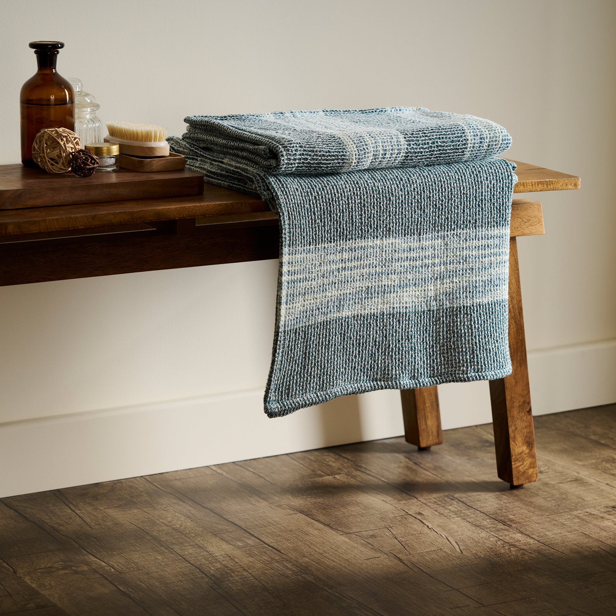 Aura | Cotton | Waffle Space Dyed | Bath Towel