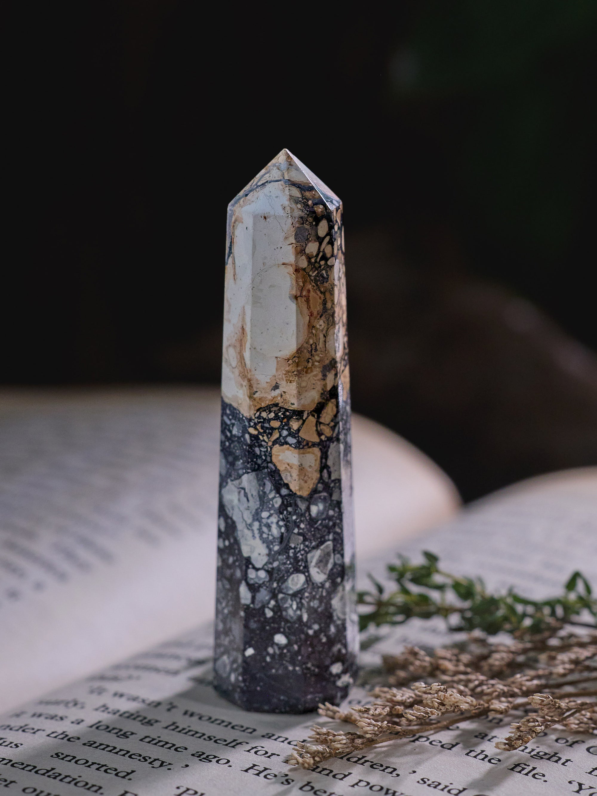 Semi-precious Gemstone - Maligano Jasper Tower