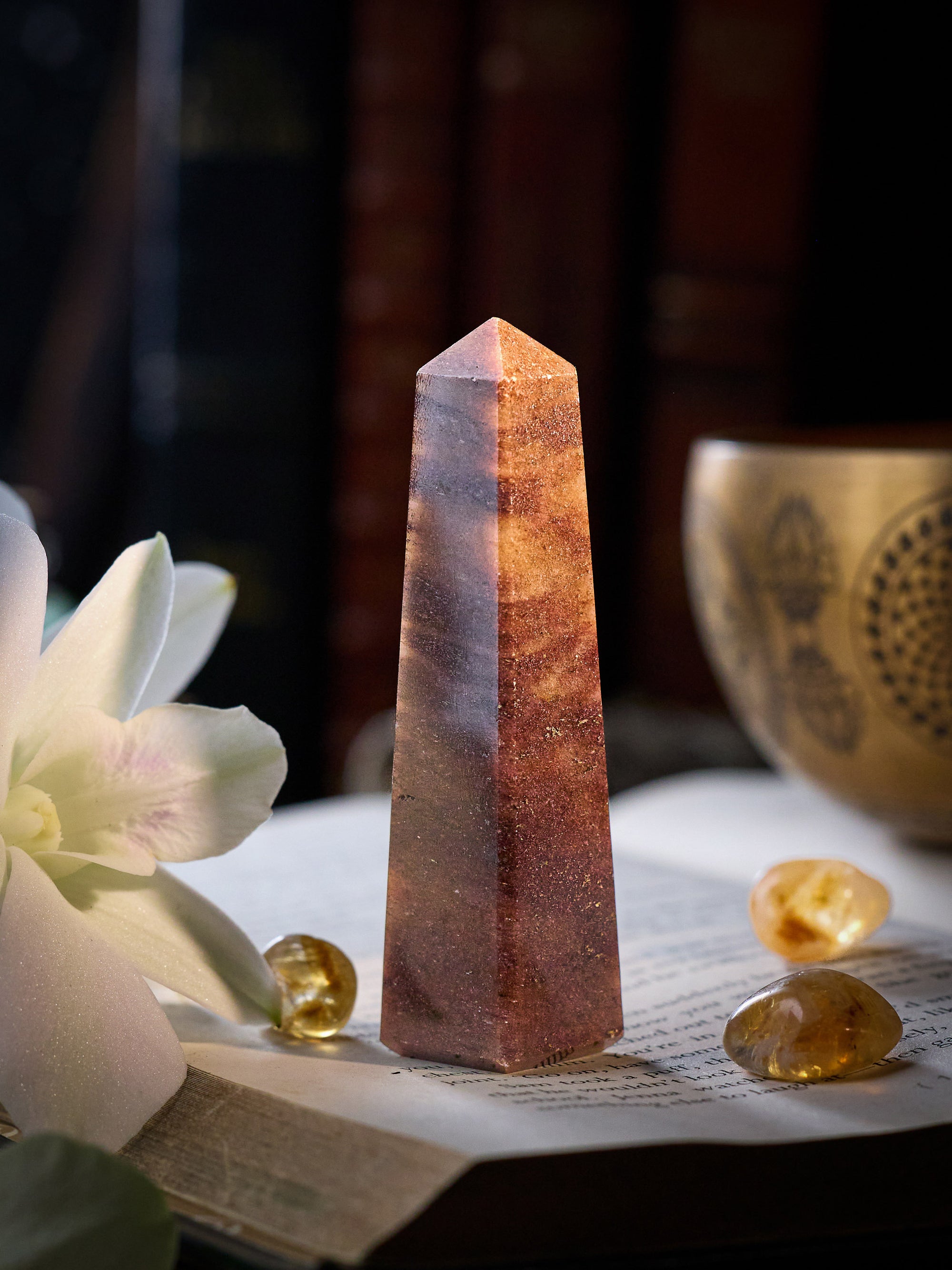 Semi-precious Gemstone - Brown Jasper Tower