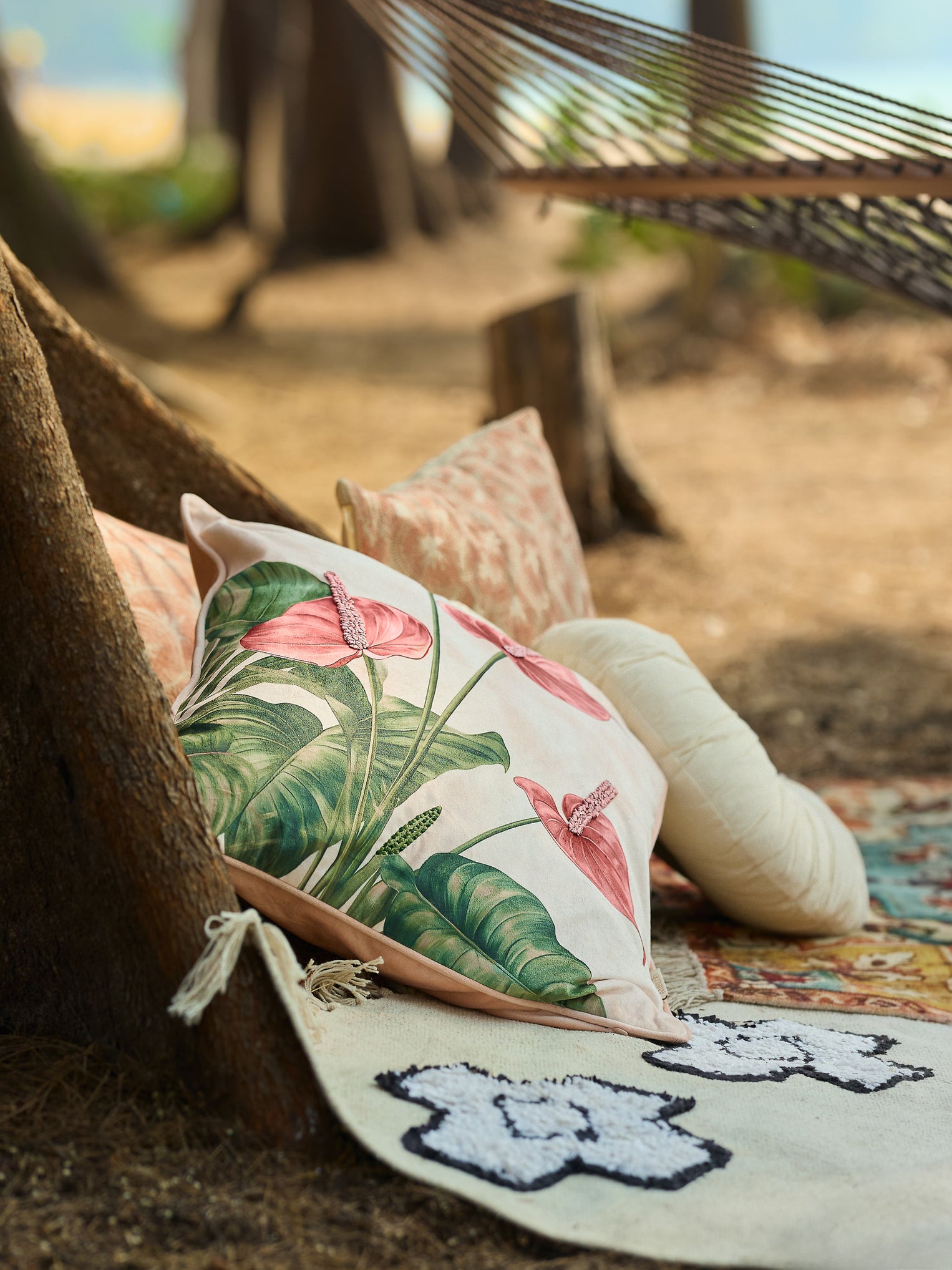 Pankhuri - Multicolor Velvet Cushion Cover