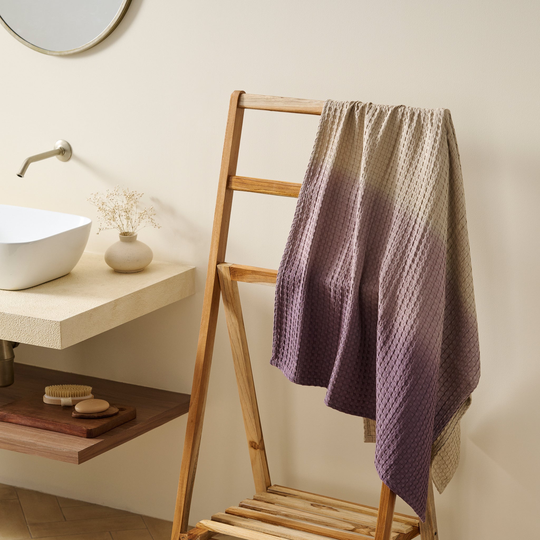 Colour Tide | Cotton Bamboo | Waffle | Bath Set