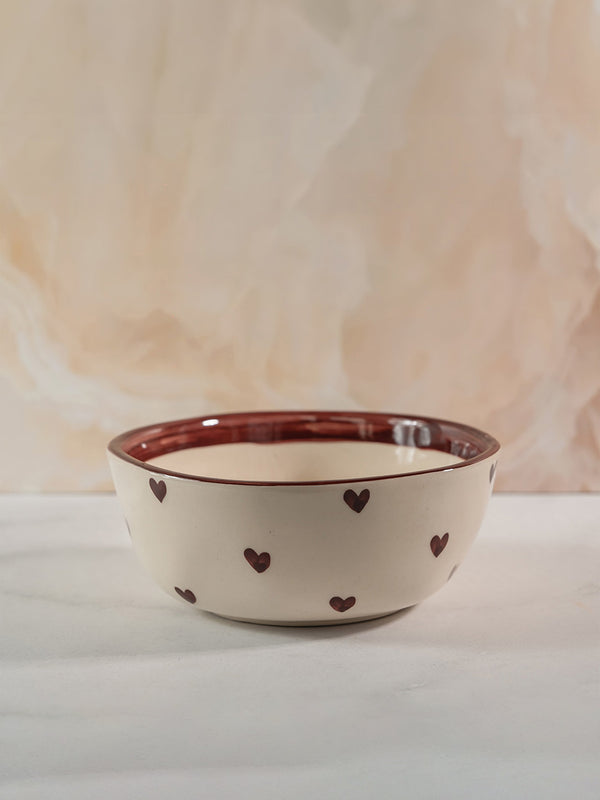 Ceramic Breakfast Set - Lovestruck Red