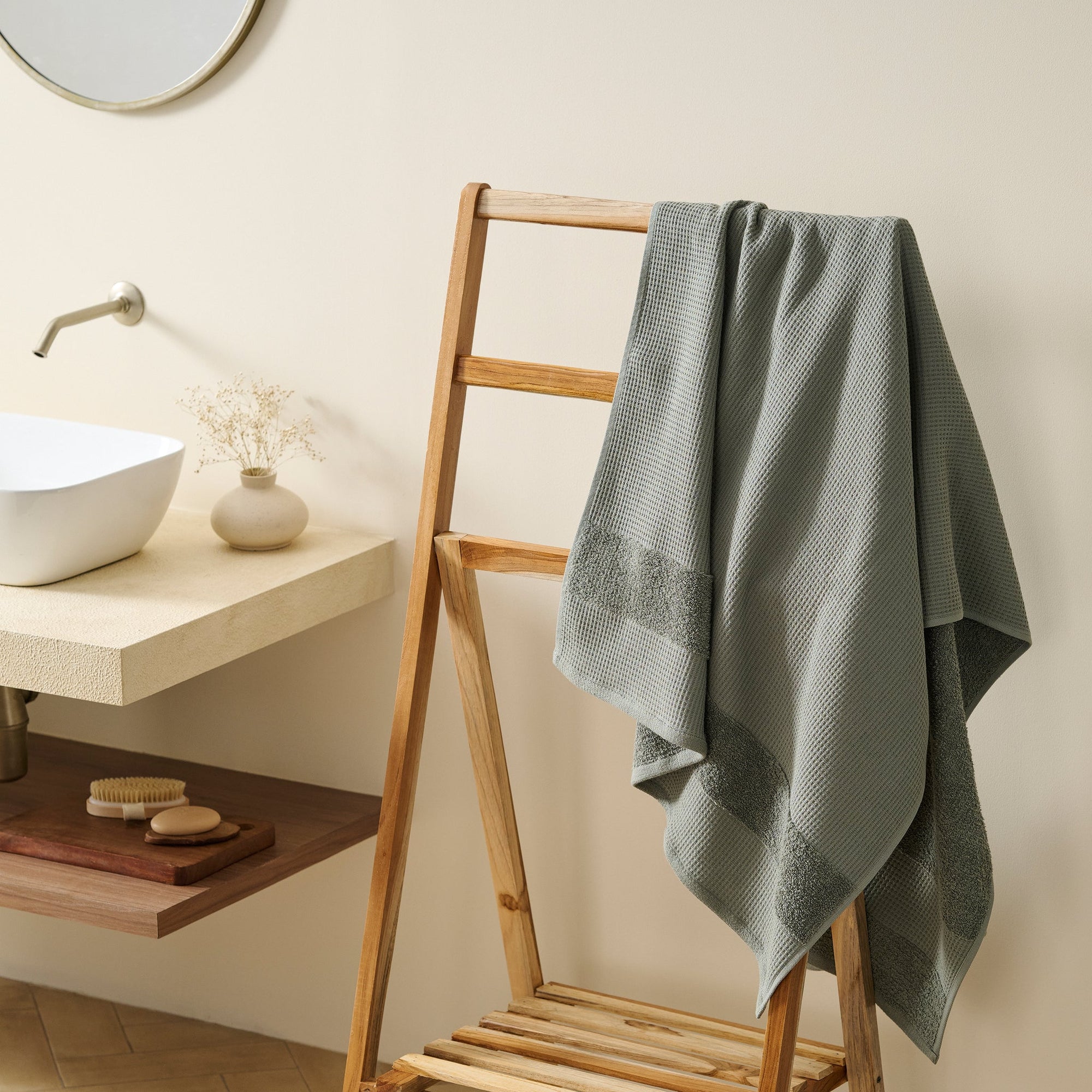 Pocket Square | Cotton | Waffle Terry | Bath Set