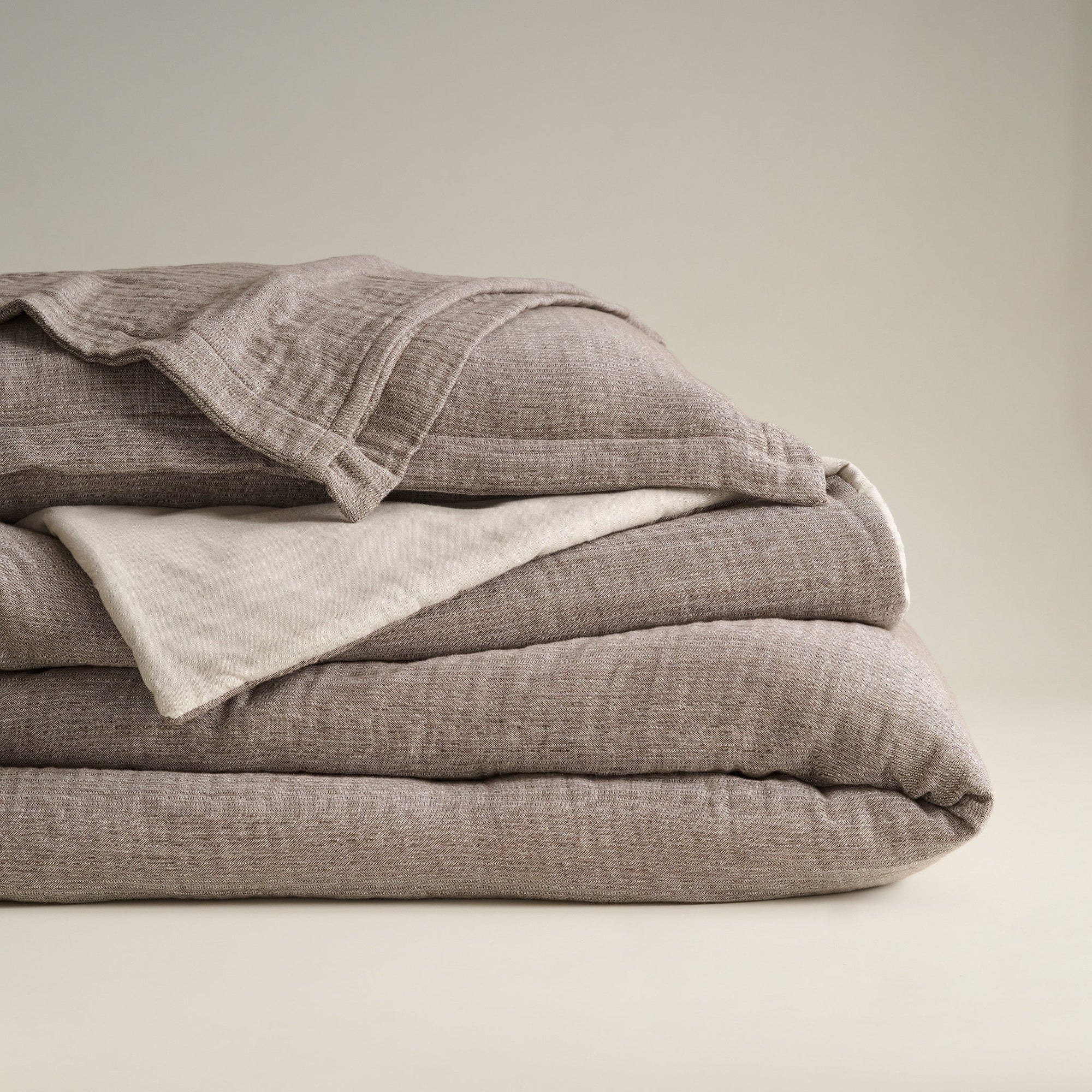 Oyster | Cotton Bamboo | Gauze | Comforter