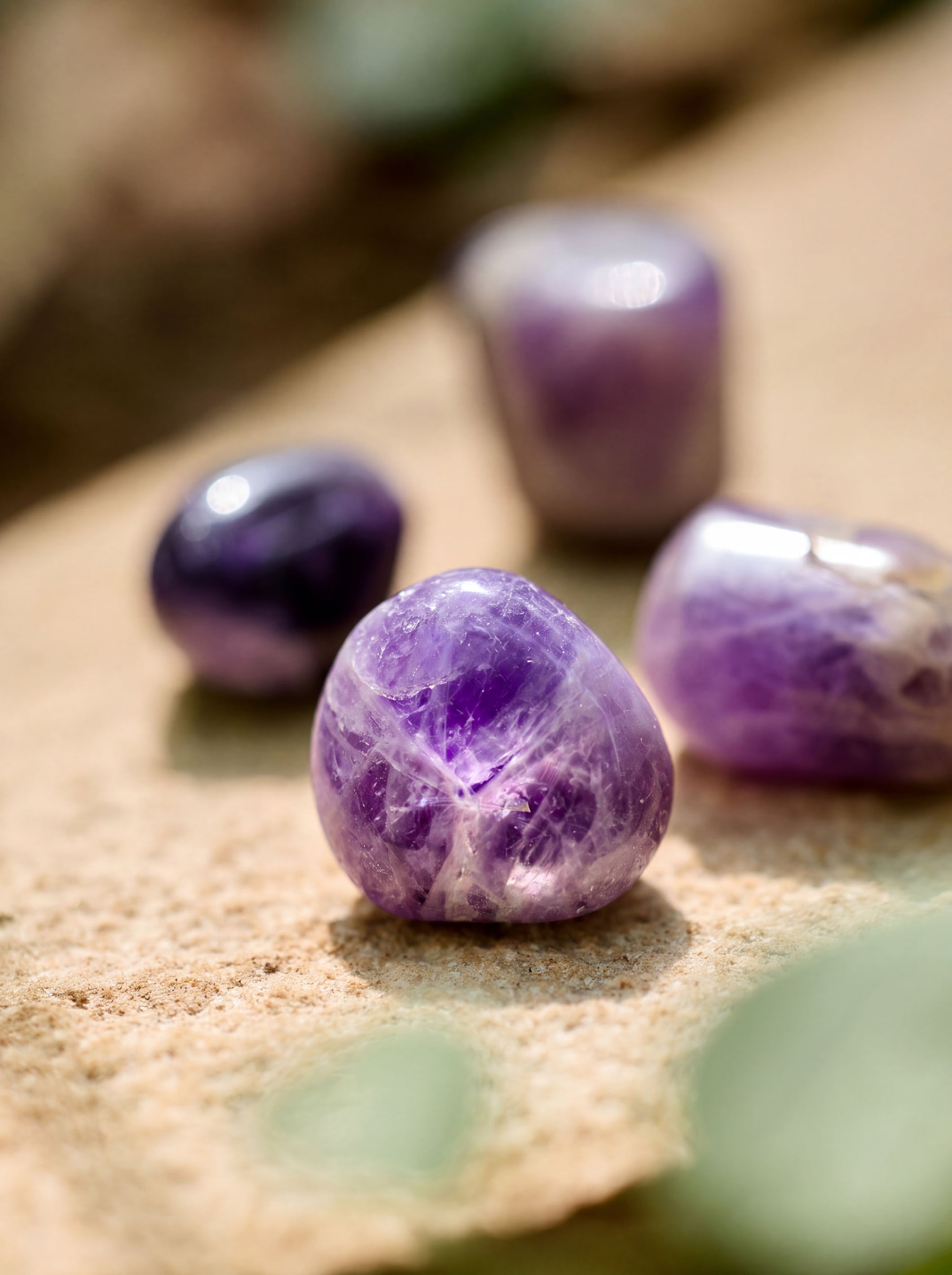 Semi-precious Gemstone - Amethyst Pebbles