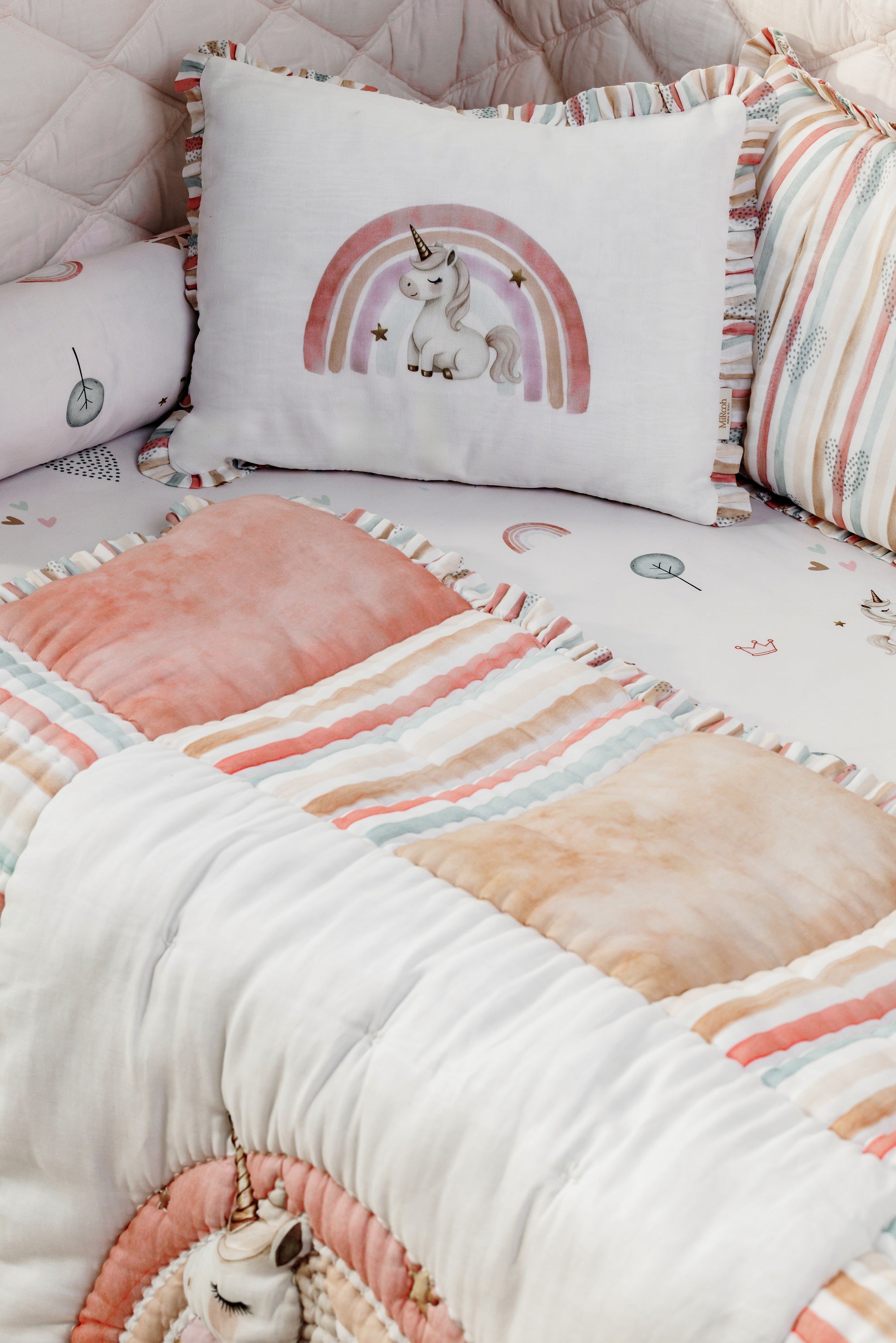 Cosmic Candy Organic Cotton Fitted Cot Sheet