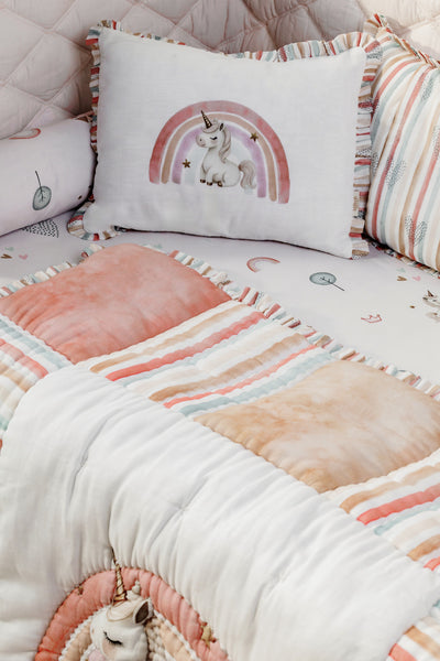 Cosmic Candy Organic Cotton Fitted Cot Sheet