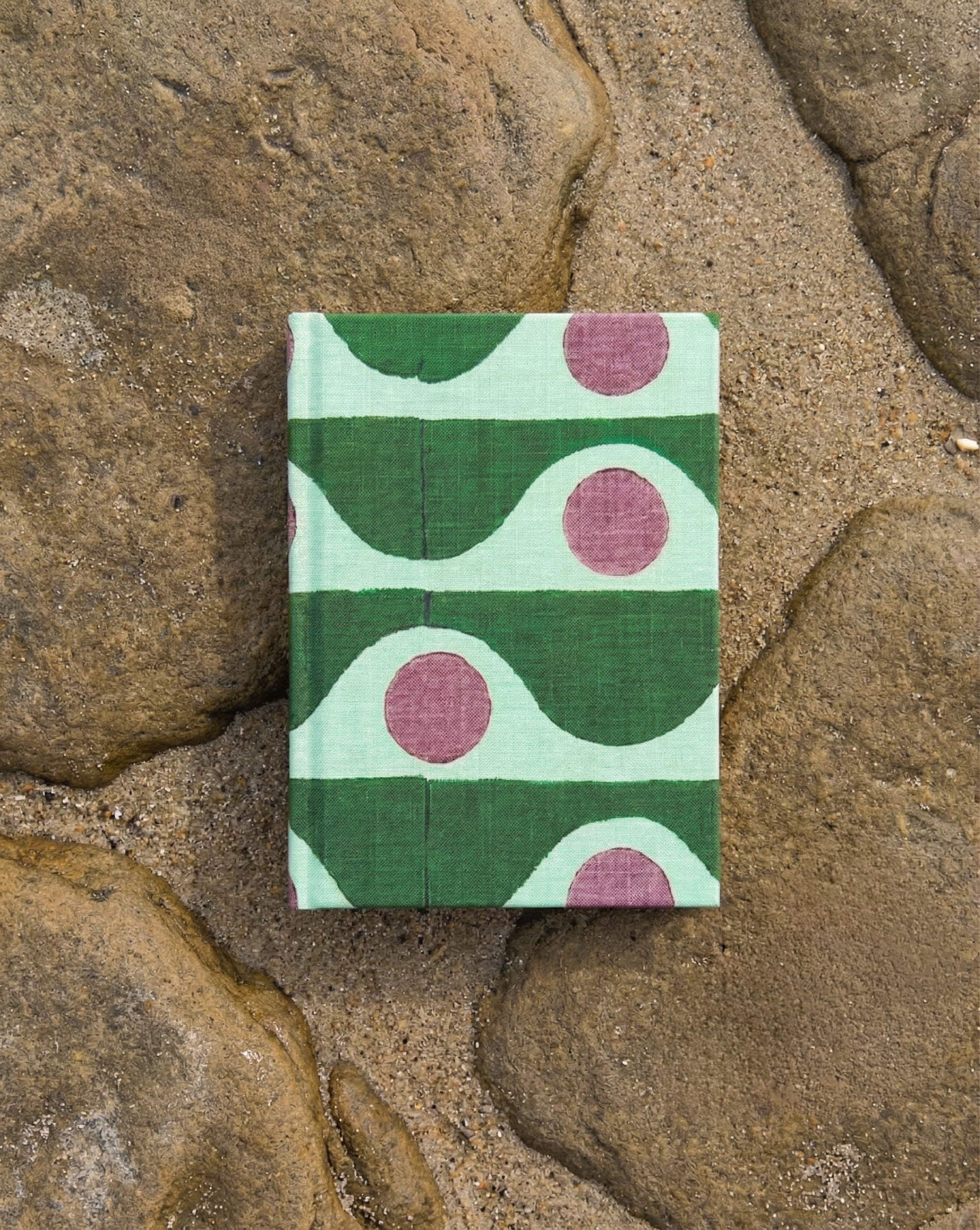 Handcrafted Sustainable A5 Diary Journal Notebook l Handmade Paper l Tide Dot