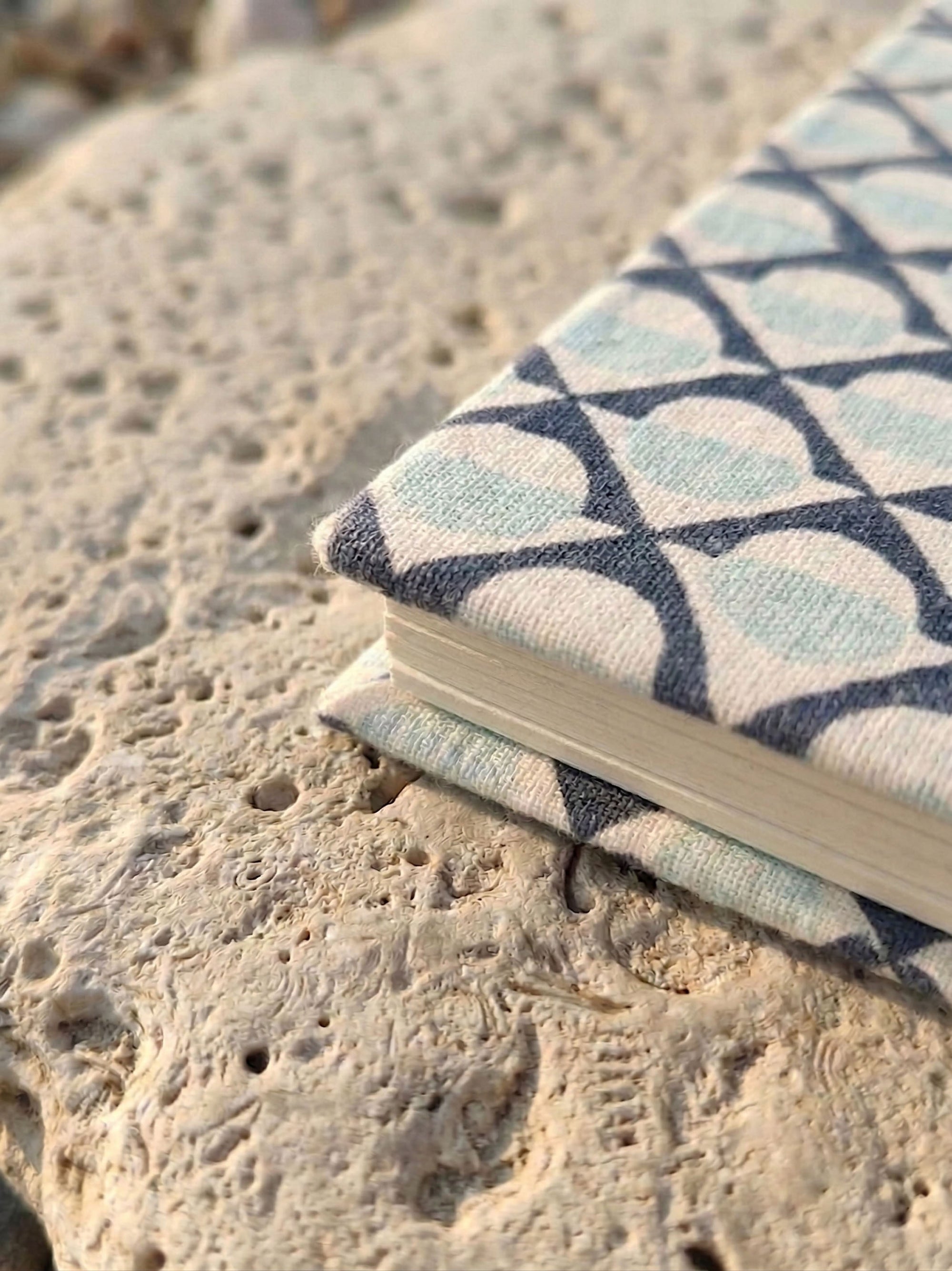 Handcrafted Sustainable A5 Diary Journal Notebook l Handmade Paper l Mosaic