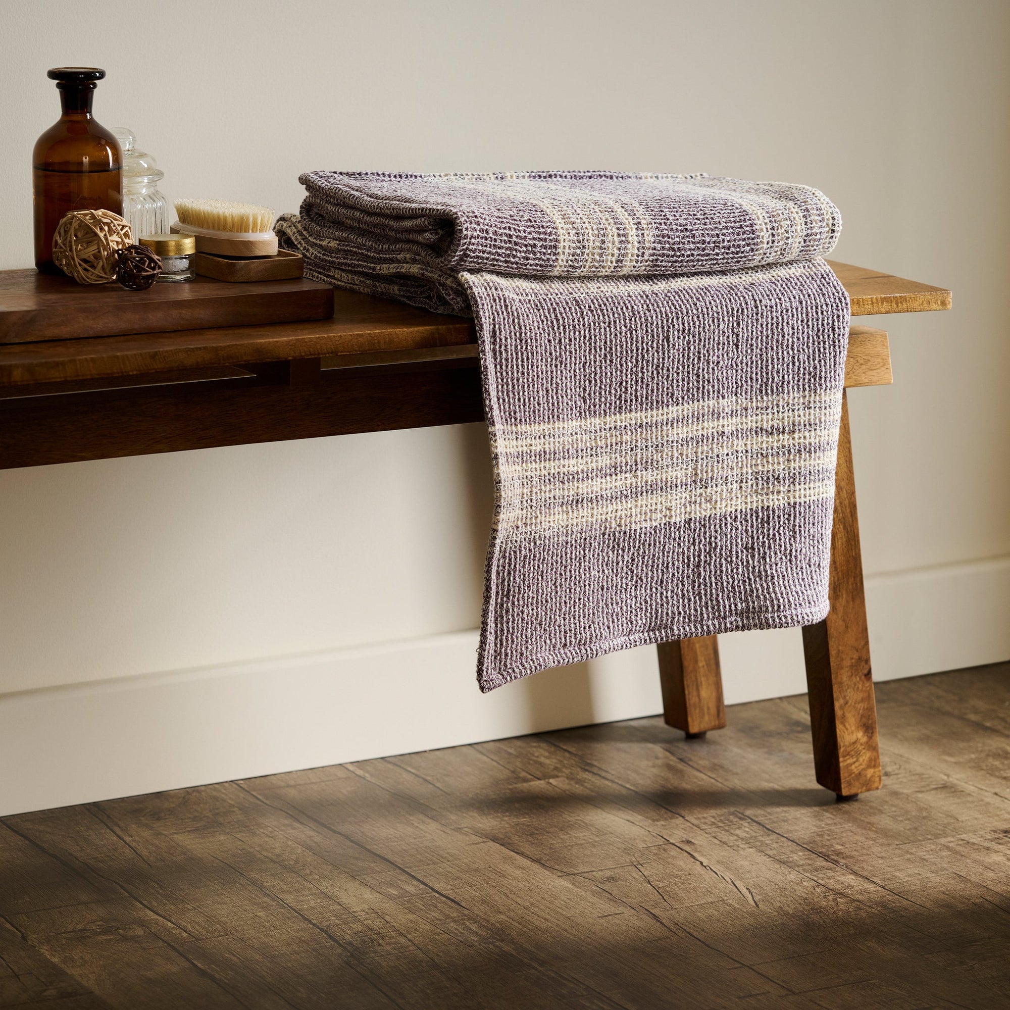 Aura | Cotton | Waffle Space Dyed | Bath Towel