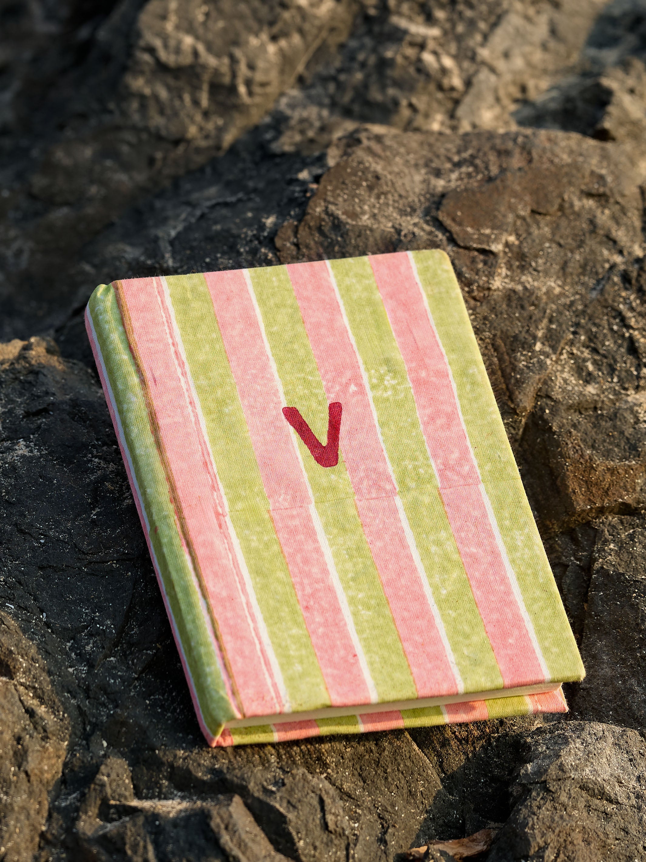 Handcrafted Customised A5 Diary Journal Notebook l Handmade Paper l Your Letter Candy