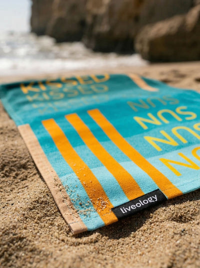 Sun Kissed Printed Beach Towel
