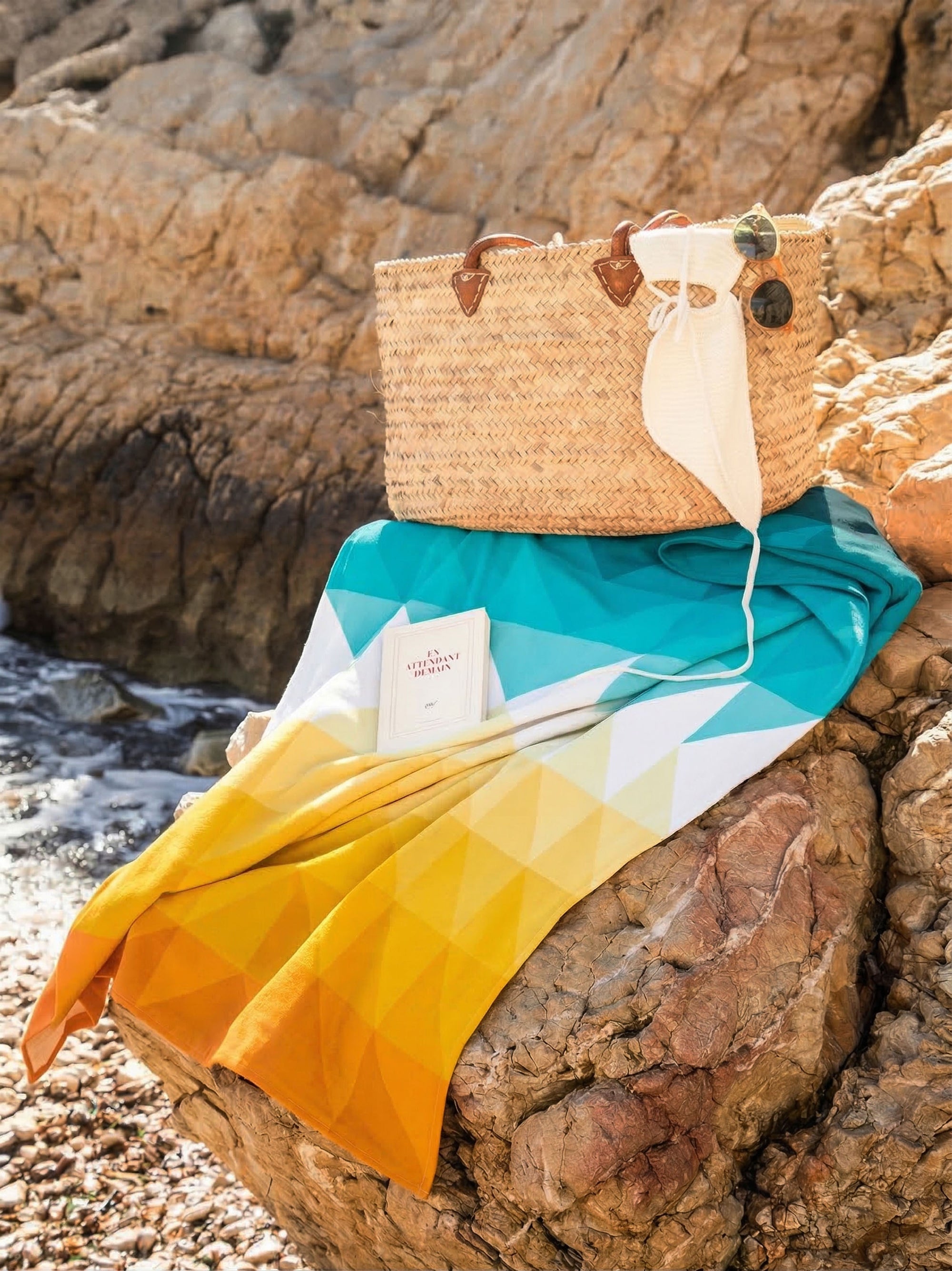 Kaleido Summer Printed Beach Towel