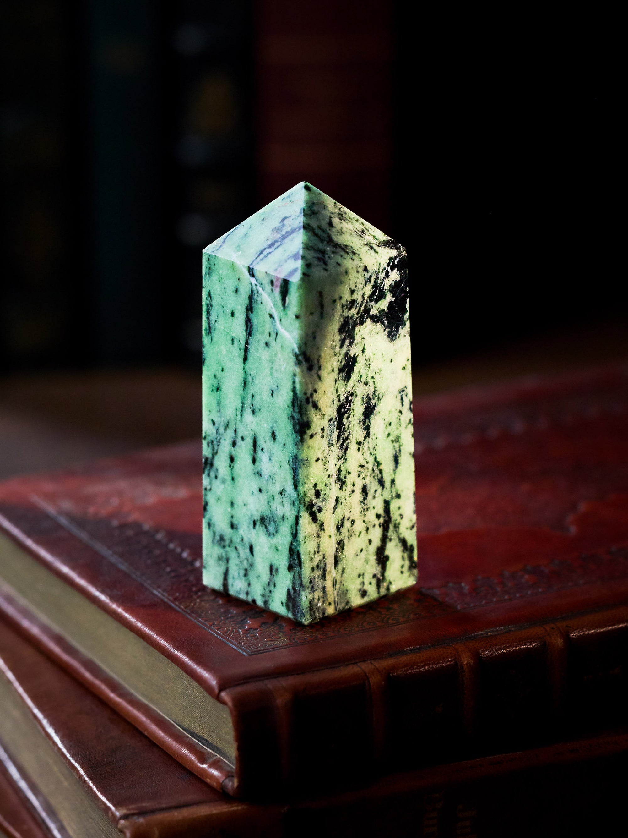 Semi-precious Stone - Ruby Zoisite Tower