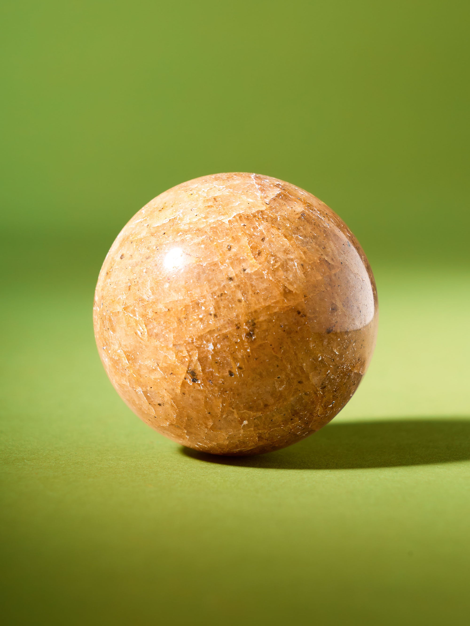 Semi-precious Gemstone - Gold Quartz Sphere