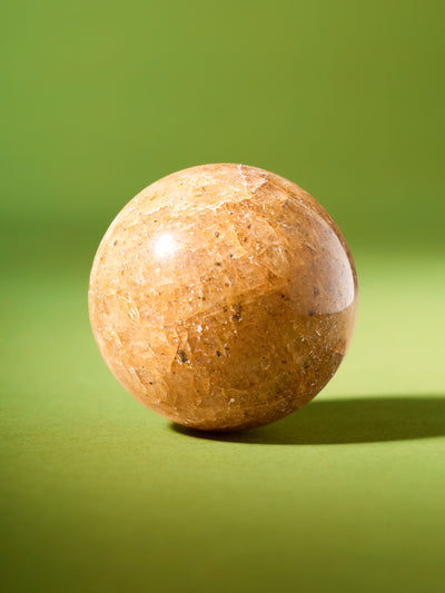Semi-precious Gemstone - Gold Quartz Sphere