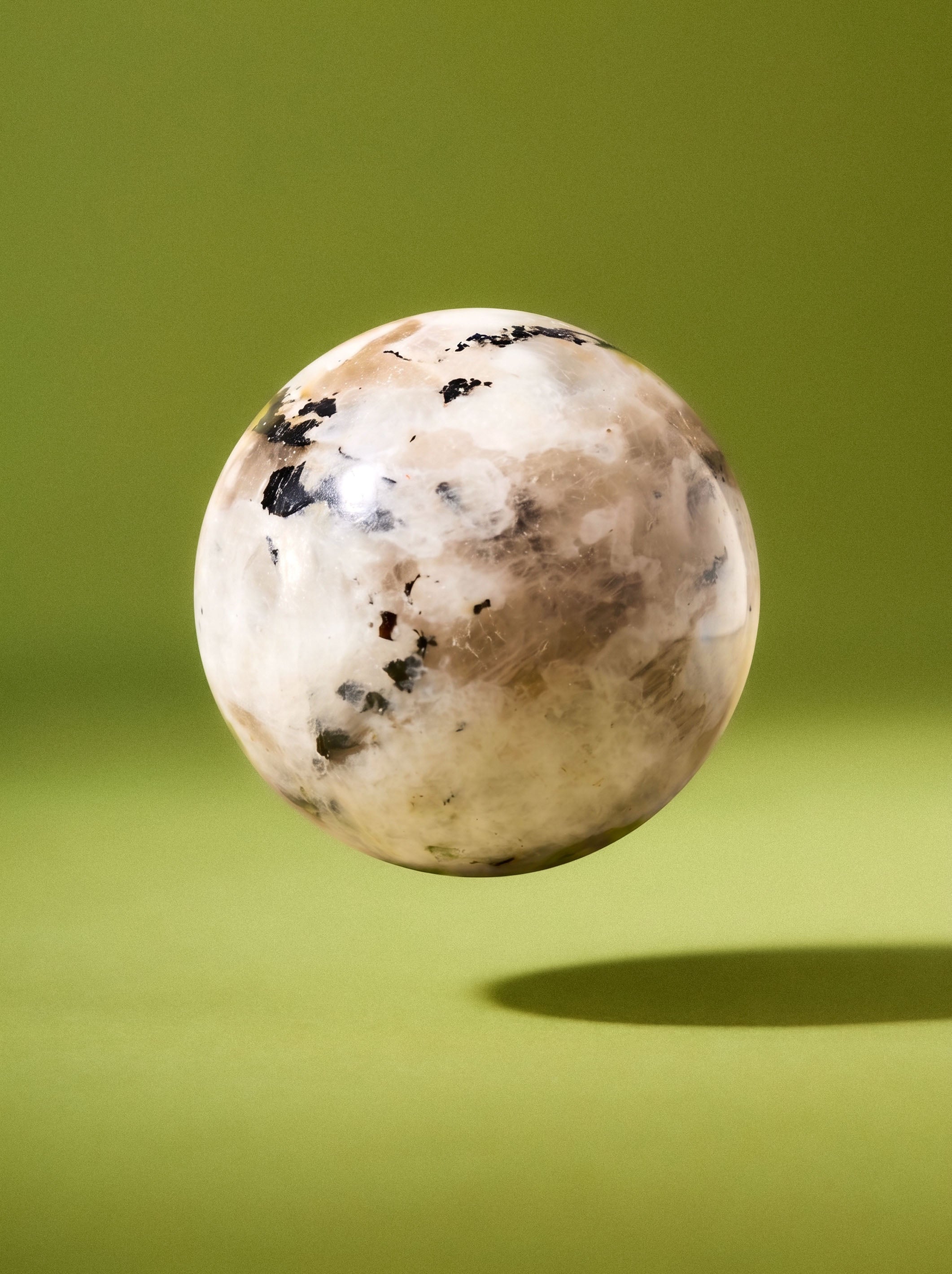 Semi-precious Gemstone - Rainbow Moonstone Sphere