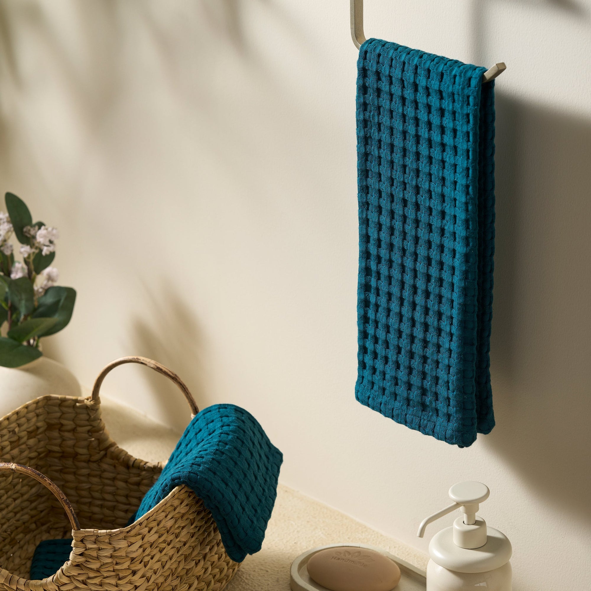 Mosaic | Cotton Bamboo | Waffle | Hand Towel