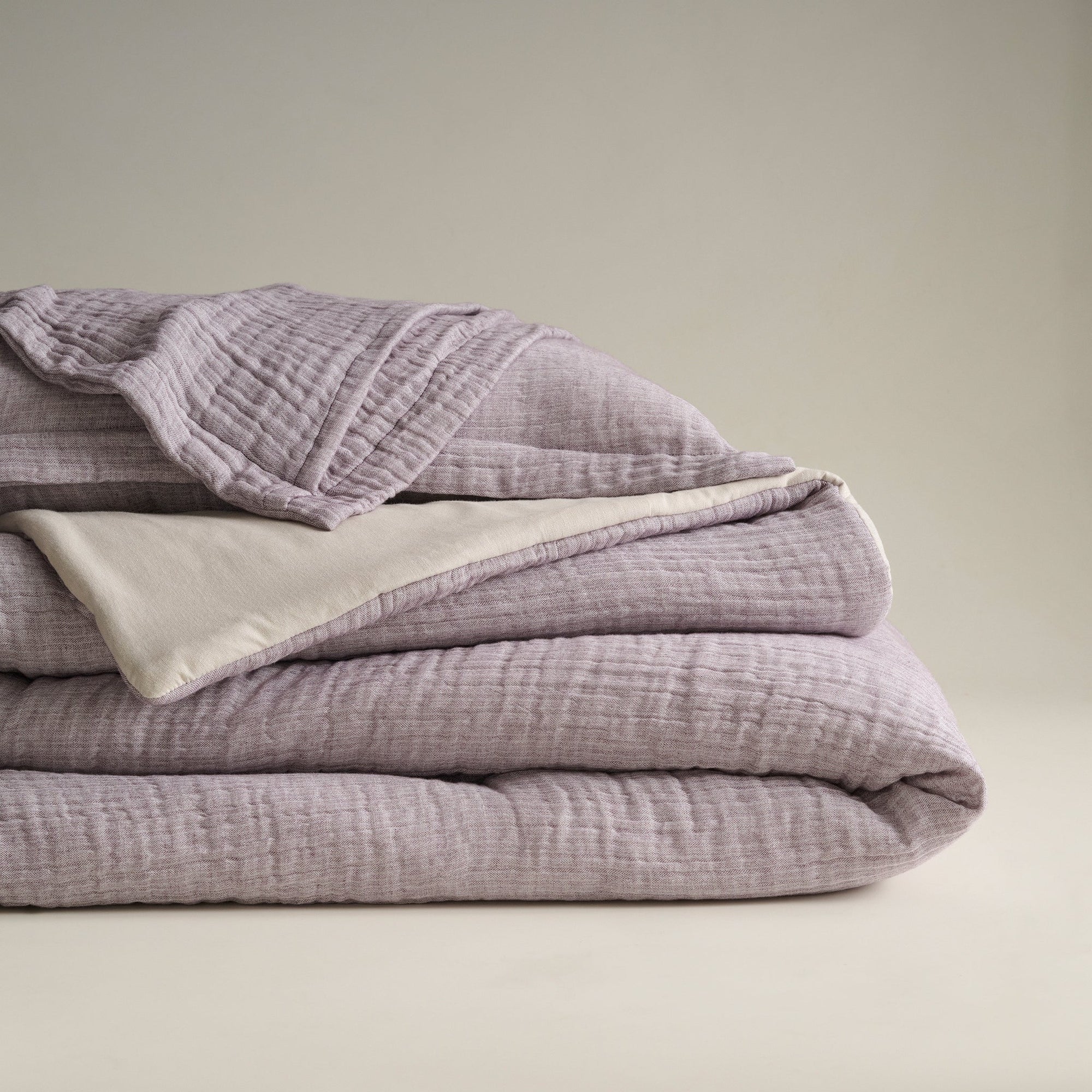 Oyster | Cotton Bamboo | Gauze | Comforter