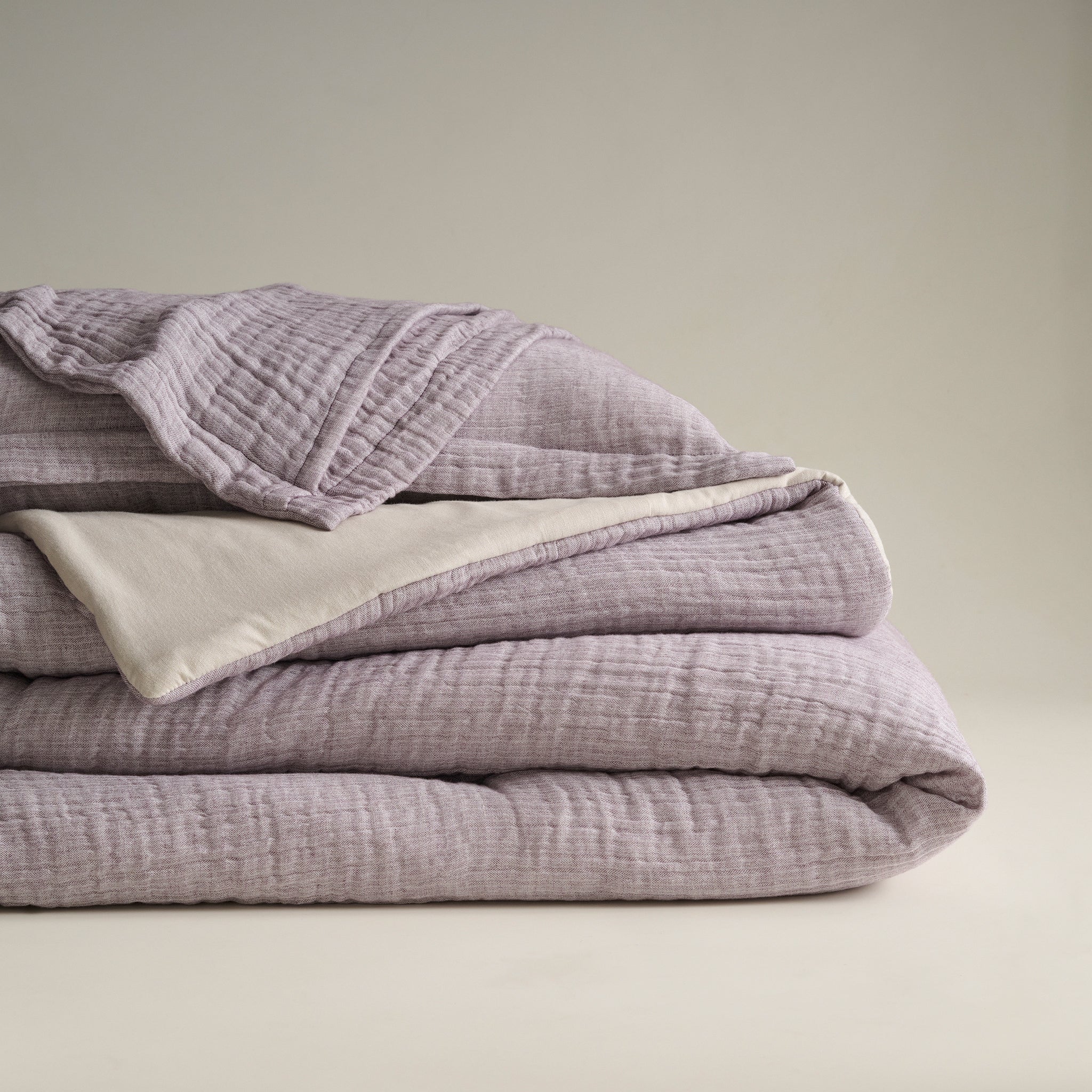 Oyster | Cotton Bamboo | Gauze | Comforter