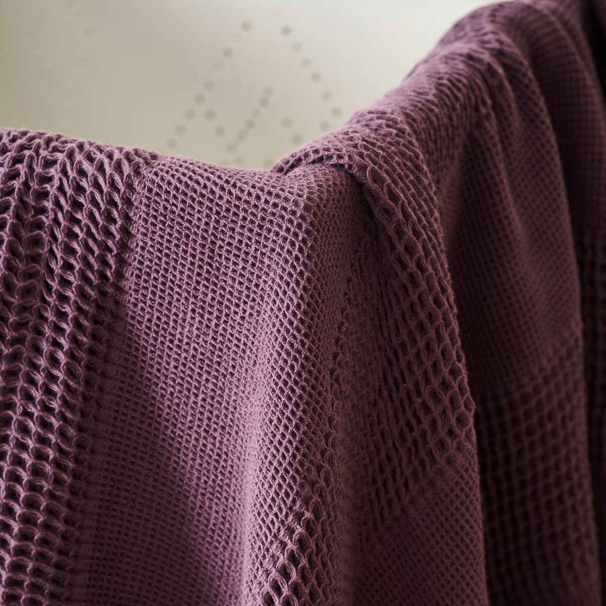 Layer Sponge Cotton Waffle Throw