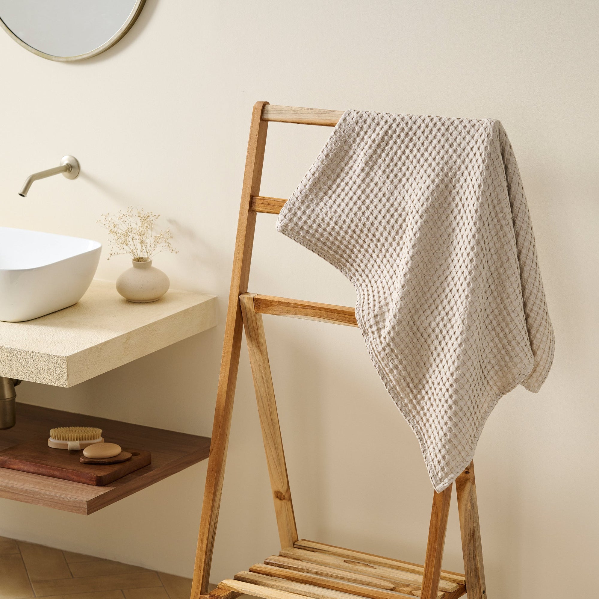 Mosaic | Cotton Bamboo | Waffle | Bath Set