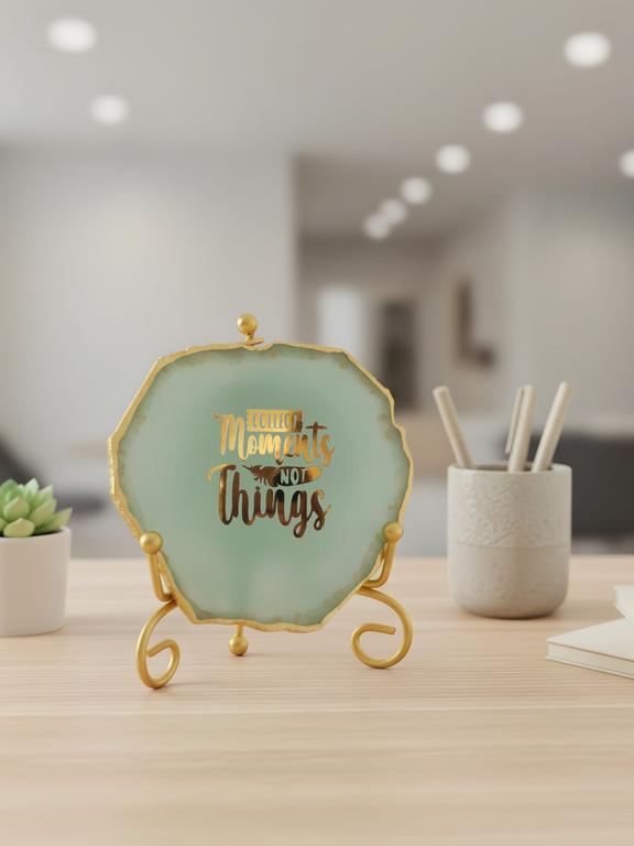 Natural Agate Stone Showpiece | Collect Moments