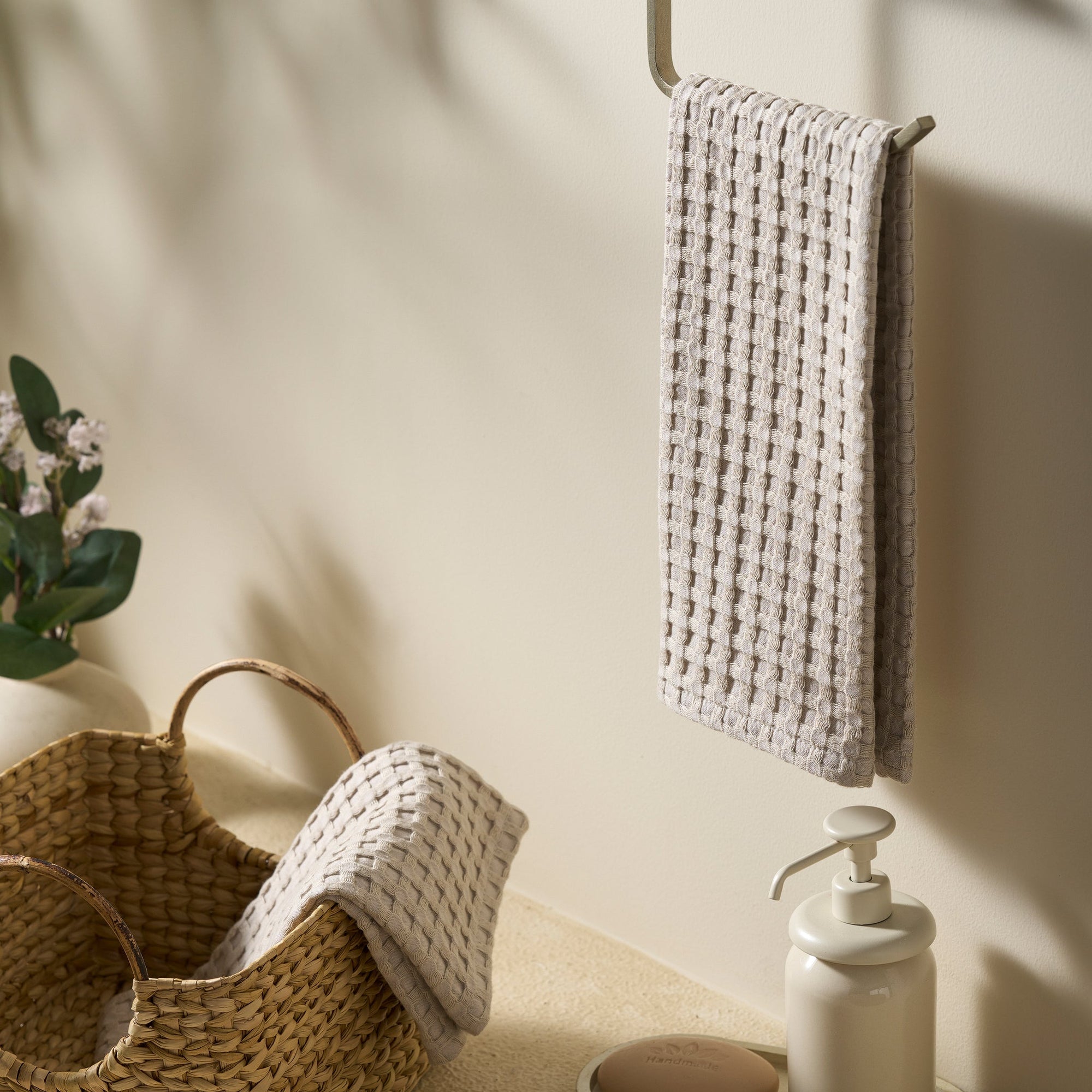 Mosaic | Cotton Bamboo | Waffle | Hand Towel