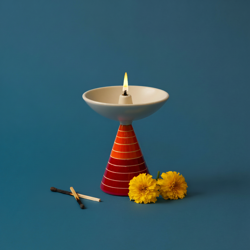 UT Pop - Oil Lamp - Small [Bands Orange]