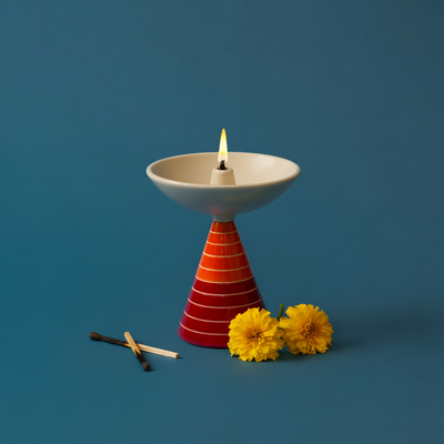 UT Pop - Oil Lamp - Small [Bands Orange]