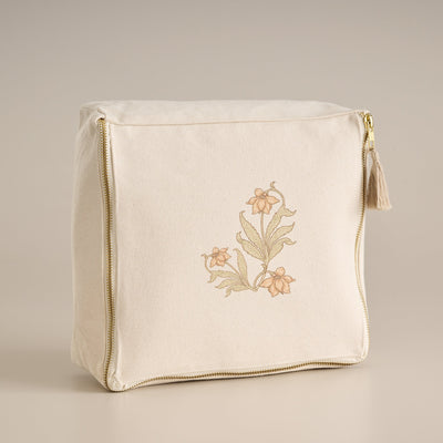 Floral Printed Canvas Box