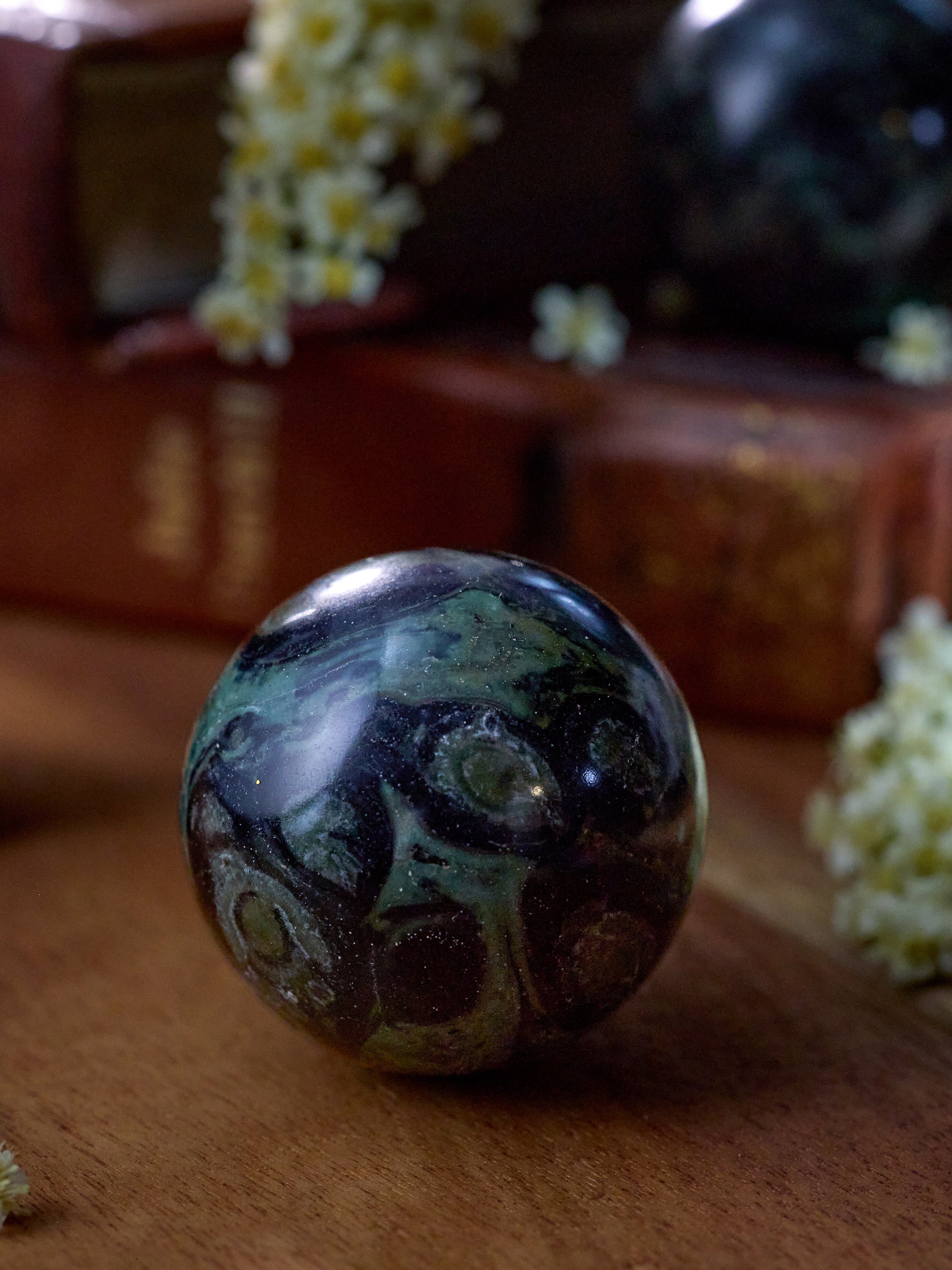 Semi-precious Gemstone - Kambaba Jasper Sphere