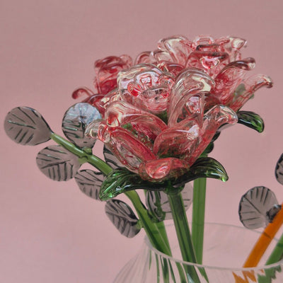Rosalina Lisianthus- Handblown Glass Flower