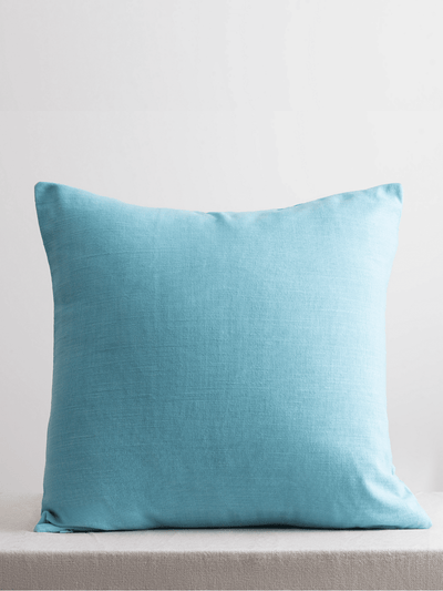 Corsica Powder Blue Cotton Cushion Cover