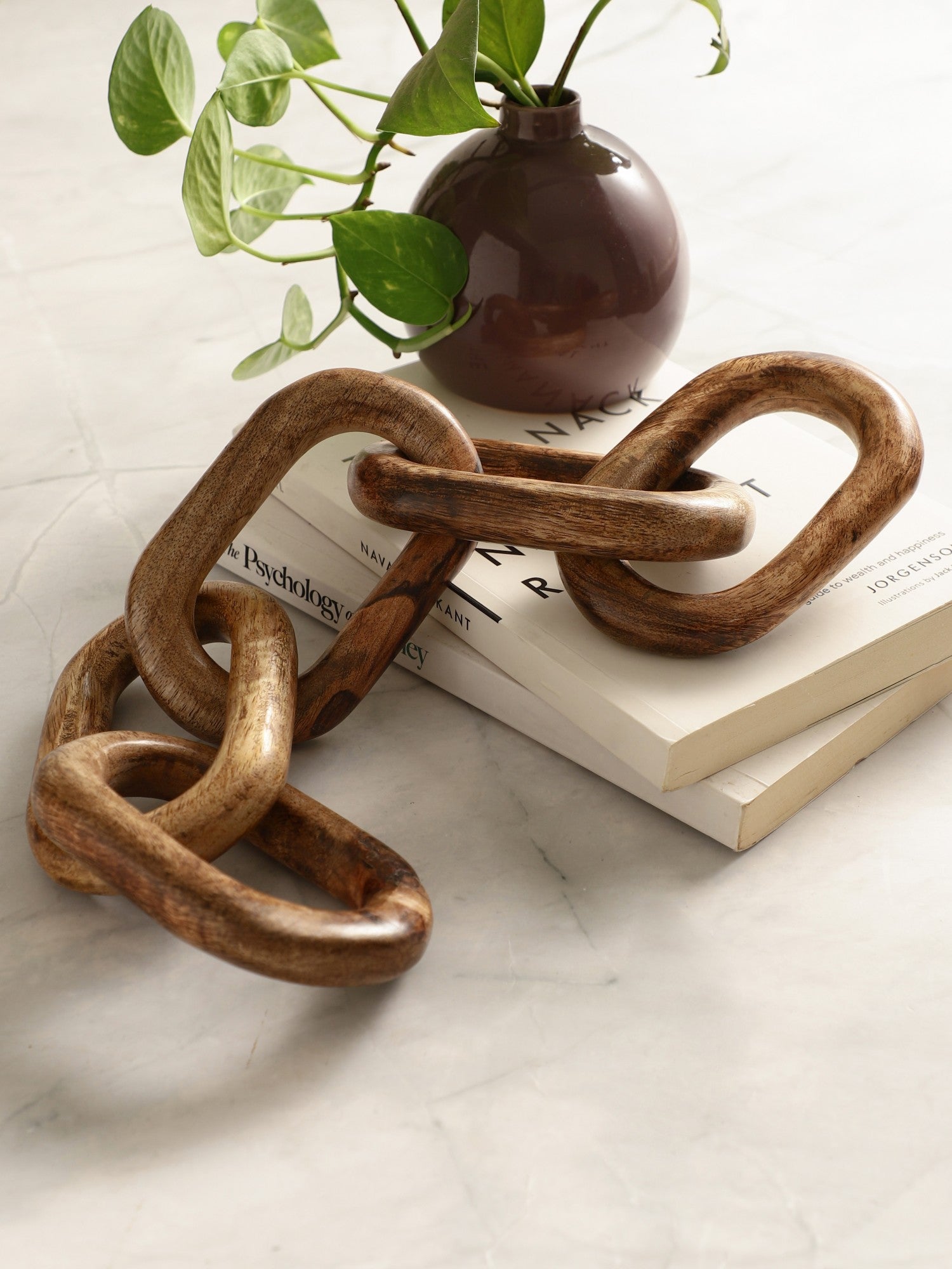 Wooden Chain Decor with 5 Knots (Small)