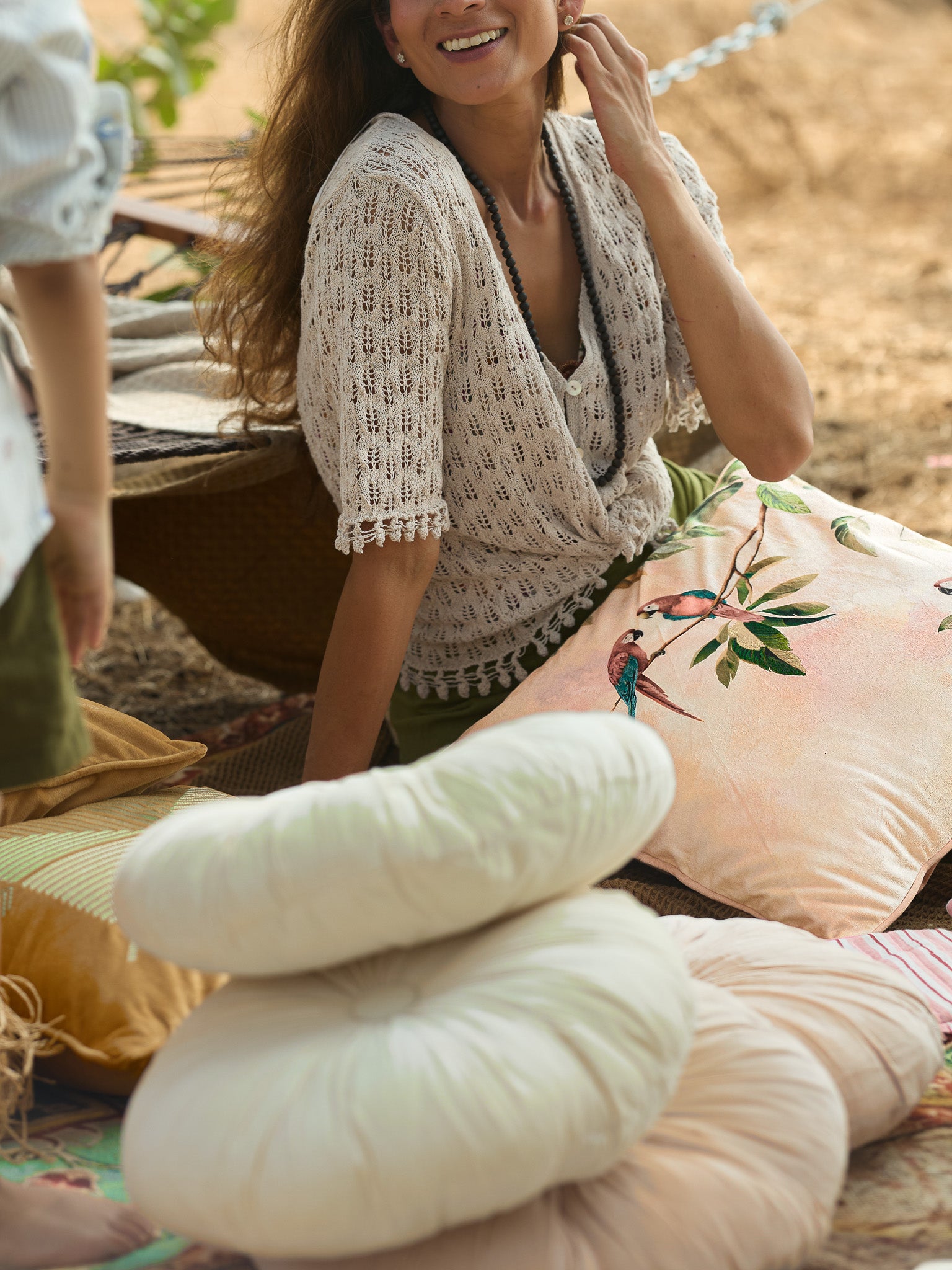 Keer - Multicolor Velvet Cushion Cover